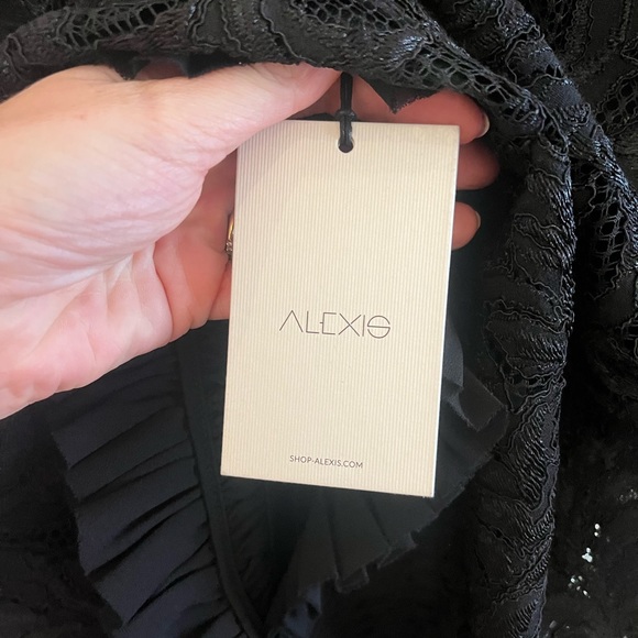 NWT - Alexis Nuray - Black Lace Dress - Picture 5 of 9